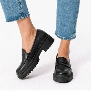 NWT Chunky Loafer Black Leather from Portland Leather Patina